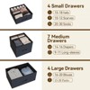 15 Drawers Dresser for Bedroom, Tall Dresser & Chests of Drawers, Space-Saving Fabric Storage Dressers for Closet, Hallway, Living Room, Grey - 4 of 4