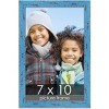 PosterPalooza | Photo Size Shabby Chic Blue Picture Frame - UV Acrylic, Foam Board Backing, Hanging Hardware - 2 of 4