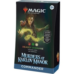 Magic the Gathering Magic: The Gathering Murders at Karlov Manor Commander Deck - Deadly Disguise (100-Card Deck, 2-Card Collector Booster Sample Pack - 1 of 1