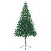Aghana Digitals 70.9 in Pre-Lit Artificial Christmas Tree, Green PVC Cone Shape with LED Lights, - 3 of 4