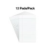 Staples Notepads 5" x 8" Narrow White 50 Sh./Pad 12 Pads/PK TR57330/18600 - 2 of 4
