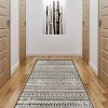 Deerlux Boho Living Room Area Rug with Nonslip Backing, Bohemian Print Pattern, 2.5 x 6.5 Ft Runner - 2 of 4
