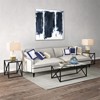 Metal Art Deco Coffee Table in Black - Henn&Hart - 3 of 4