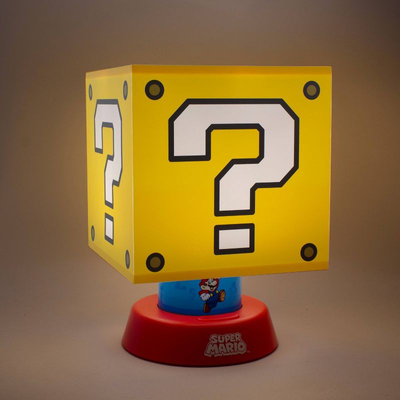 Mario Block LED Lamp (Includes LED Light Bulb) - Nintendo, 3 of 7