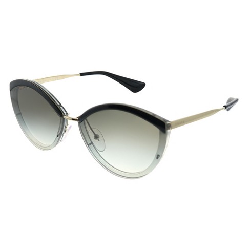 Prada women's oval store 64mm sunglasses