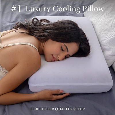 Purple Cooling Gel Infused Memory Foam Ventilated Pillow