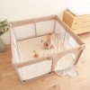 Stylish Padded Baby Play Mat – Extra Thick, Soft Vegan Leather for a Safe Play Area – Perfect for Boys, Girls & Any Playroom Decor, Nursery Use - 3 of 4