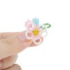 Unique Bargains Beaded Flower Shoelace Charms Pink 1 Pair - 3 of 4