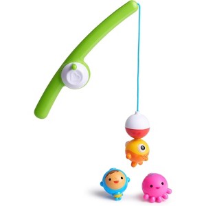 Magnetic Fishing Bath Toy Set, 4-Piece Bathtub Play for Babies and Toddlers - 1 of 4