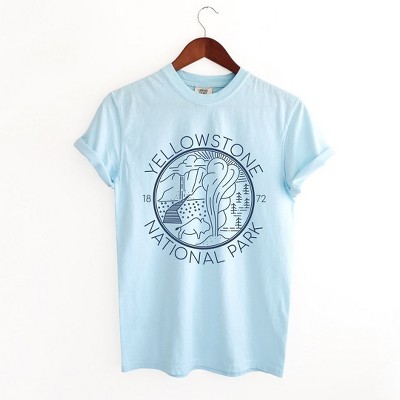 Simply Sage Market Women's Yellowstone National Park Short Sleeve Garment Dyed Tee