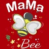 Junior's Design By Humans Mama Bee Floral Pattern By Aminemangaka1 T-Shirt - 2 of 2