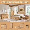 Farmhouse 7 Drawers Dresser for Bedroom,  57″ Tall Dressers w/Roman Column - 4 of 4
