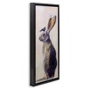 Stupell Industries Minimal Rabbit & Perched Birds Floating Frame Canvas Art - 2 of 4