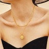 Necklace Layered Set  for Women - HTUTWOO™ 18K Gold Heart Medallion Pendant with Adjustable, for Everyday Wear&occasions - 2 of 4