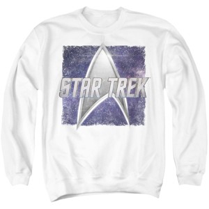 Men's Star Trek Retro Logo Crewneck Sweatshirt - 1 of 4