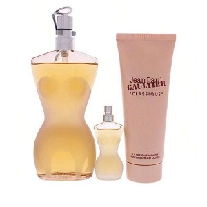 Jean Paul Gaultier 3 Pc Set Women's Eau De Toilette Spray 3.4, Body Lotion 2.5, Spray 0.2 Oz - 1 of 3