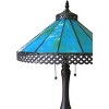 Chloe Lighting Mila Tiffany-style 2 Light Table Lamp 16" Shade - 3 of 4