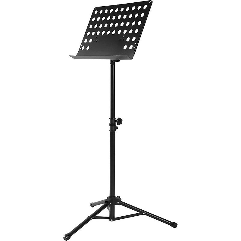 Musician's Gear Tripod Orchestral Music Stand Perforated Black - 2 Pack, 5 of 7