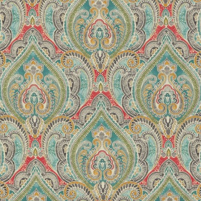 Set of 2 Reef Blue Rectangular Outdoor Throw Pillows