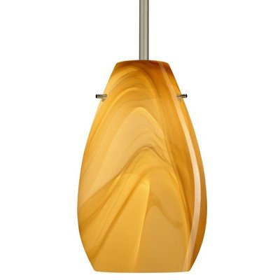Besa Lighting Pera 9 1 - Light Pendant in  Satin Nickel
