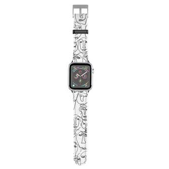 Checkerboard Faux Leather Apple Watch Band – Bright Moon Cove