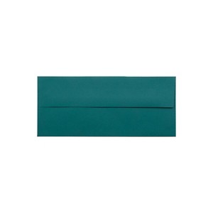 JAM Paper #10 Business Envelopes 4.125 x 9.5 Teal 63924024 - 1 of 4