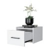 NicBex Modern Wall-Mounted Nightstand with 1 Drawer Bedside Table End Table with Metal Handle for Living Room, Bedroom - 4 of 4
