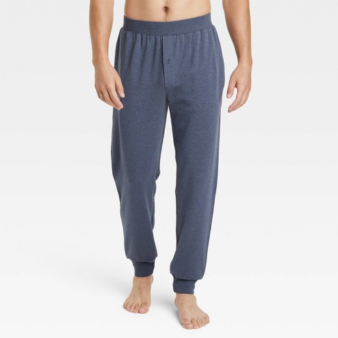 Men's Cotton Modal Knit Jogger Pajama Pants - Goodfellow & Co™ Heathered  Navy Blue Xl : Target