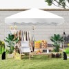 Tangkula 10 X 10 FT Pop up Canopy Tent Portable Foldable Patio Shelter w/ Wheeled Bag - 3 of 4