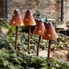 Iron Metal Mushroom Garden Stake (Set of 2) - 2 of 4