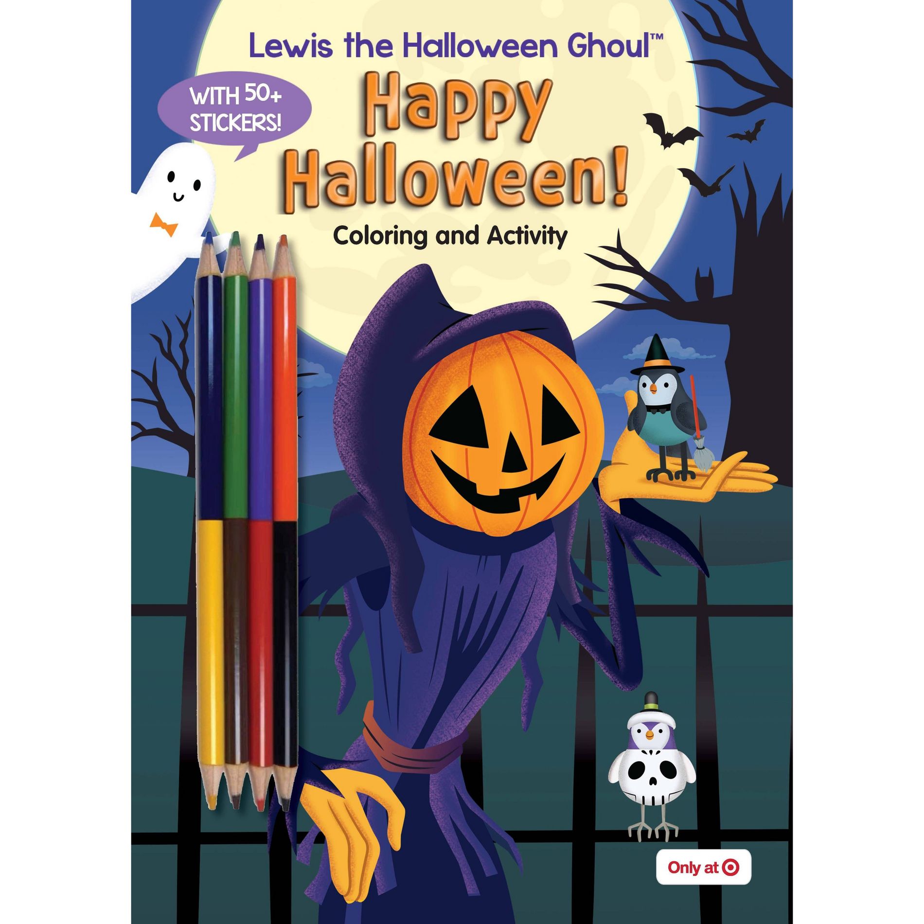 Lewis The Halloween Ghoul: Happy Halloween - Target Exclusive Edition - (Board Book)
