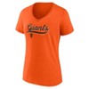 MLB San Francisco Giants Women's V-Neck Core T-Shirt - image 2 of 3