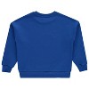Girls Peanuts Snoopy Fashion Sweatshirt - Peanuts Collegiate Athletic Crewneck Sweatshirt - Linus, Woodstock, Snoopy Sweatshirt (Blue, Large) - 2 of 4