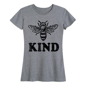 Women's - Instant Message - Bee Kind Short Sleeve Graphic T-Shirt - 1 of 4