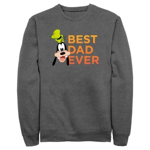 Men's Mickey & Friends Father's Day Best Goofy Dad Ever Sweatshirt - 1 of 4