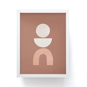 Bohomadic.Studio Boho Geometrics in Terra and Pink Framed Mini Print - Society6 - 1 of 1