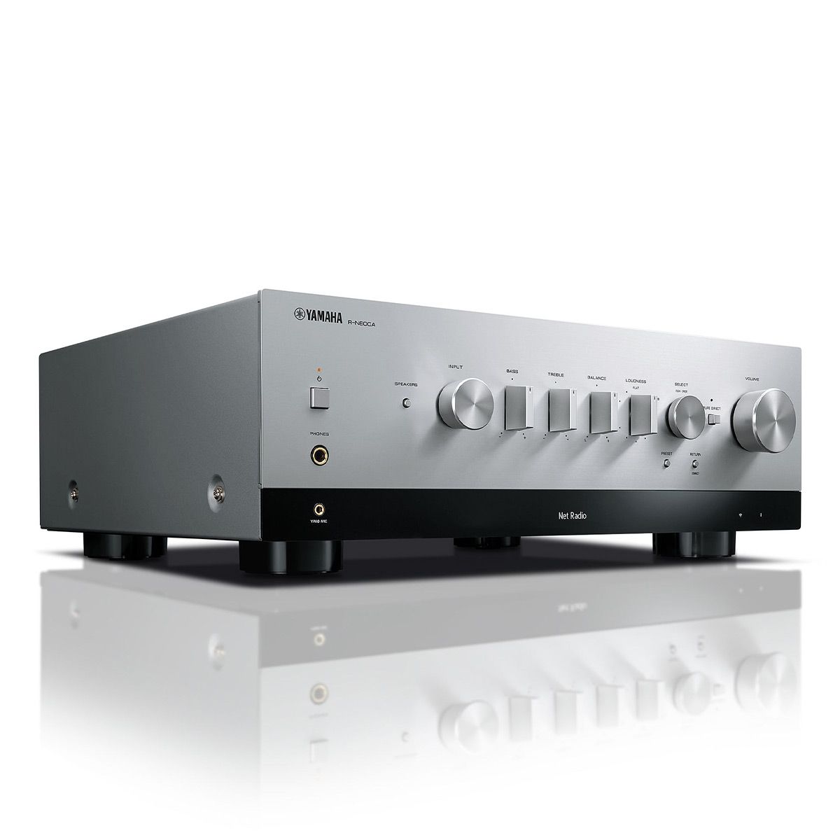 Yamaha R-N800A Stereo Network Receiver with Bluetooth, Wi-Fi, and MusicCast (Silver) - thumbnail 3
