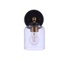 Craftmade Lighting Coppa 1 - Light Wall Light in  Flat Black/Satin Brass - 4 of 4