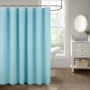 RT Designer Collection Bento Waffle Jacquarduard Shower Curtain 70" x 72" Blue - 2 of 4