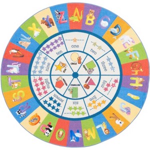 Kids Playhouse KPH225 Power Loomed Machine Washable Slip Resistant Rugs - Safavieh Kids - 1 of 3