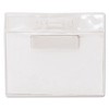 Advantus Magnetic-Style Name Badge Kits, Horizontal, Clear 4.5" x 3.25" Holder, 4.13" x 3" Insert, 20/Pack - 2 of 2