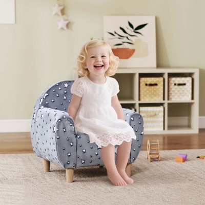 TopComfy Infant Seats Kids Comfort Seat Lasting Support for Playtime Generous Backrest Armrests Durable for Living Room, Blue, 21.65"*15.75"*21.65"