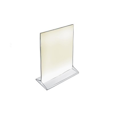Azar Displays Vertical Top Load Acrylic Sign Holder 7 x 5-inch 10/Pack 142710