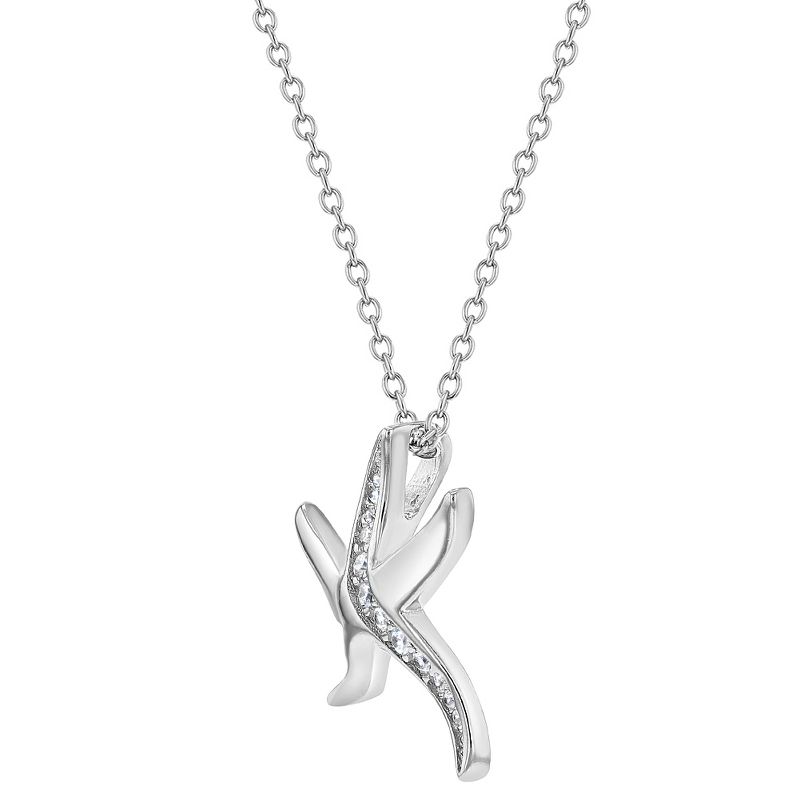 Girls' CZ Starfish Sterling Silver Necklace - In Season Jewelry, 2 of 5