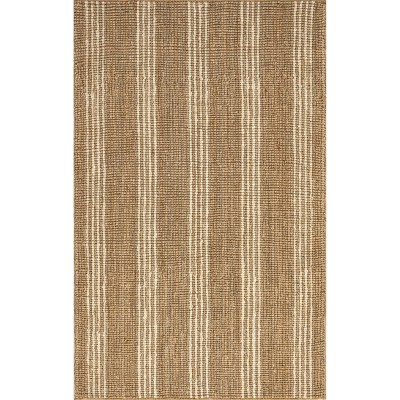Nuloom Hanna Striped Jute Area Rug