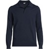 Lands' End Men's Long Sleeve Cotton Sweater Polo - 3 of 4