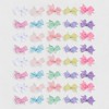 Simply Petals 40-Pack Cupcake Themed Baby Hair Bow Set -  Assorted Baby Bows for 0-12 Months, Colorful Clips for Infants, Girl, 40pcs - 3 of 4