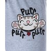 The Big Bang Theory Womens' Soft Kitty Warm Purr Sleep Pajama Pants Grey - image 3 of 3