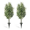 2-3FT Artificial Trees Indoor, Faux Tree, Artificial Planter, Artificial Fake Tree Flower , Thanksgiving Christmas, Artificial Plants for Home Decor - 4 of 4