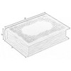 Vintiquewise Decorative Vintage Book Shaped Trinket Storage Box - 4 of 4